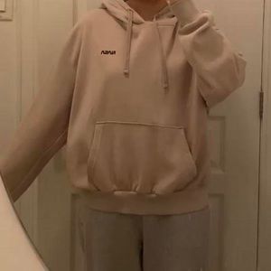 H&M Nasa Cream Hoodie
